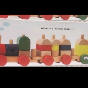 Danny Home Wooden Stacking Train Toy