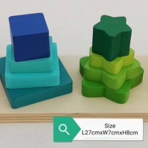Toddlers Geo Stacking Plate