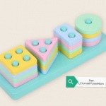 Pastel Geo Plate