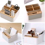 Bamboo Desktop Organizer