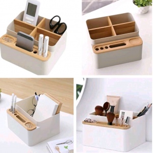 Bamboo Desktop Organizer