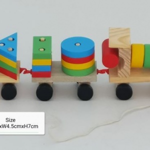 Geometric Puzzle Train
