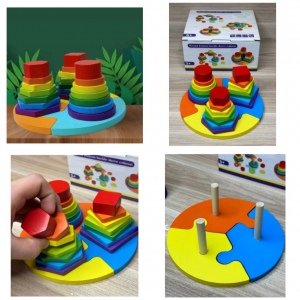 Puzzle 3 Shapes Column