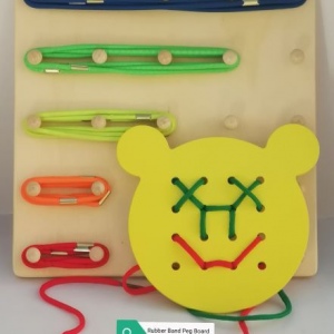 Rubber Band Peg Board