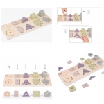Counting, Shape Fractions And Stacking Board
