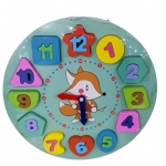 Shape Fit And Number Match Clock